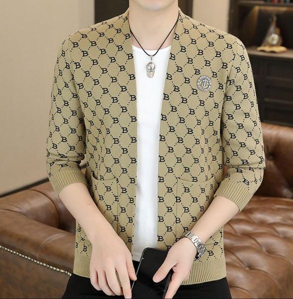 designer men's high-quality knitted cardigan 2023 autumn and winter new coat korean version trend casual versatile sweater, White;black
designer men's high-quality knitted cardigan 2023 autumn and winter new coat korean version trend casual versatile sweater, White;black