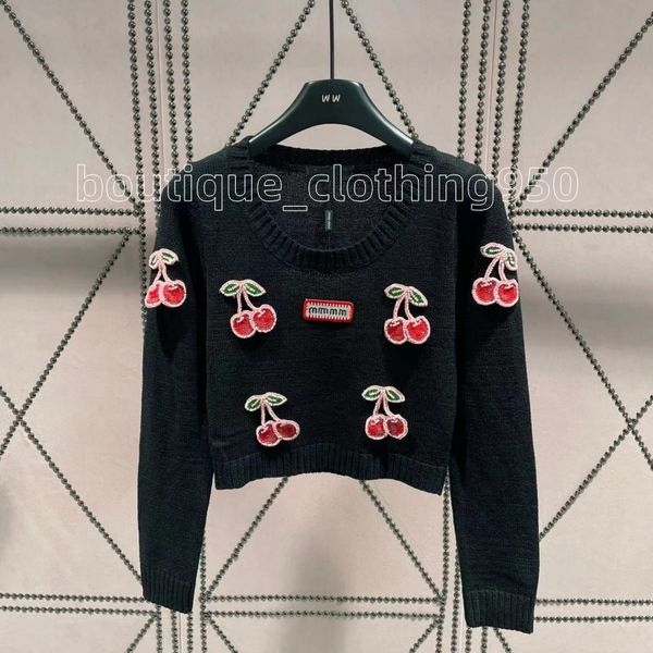 new style designer women sweater autumn winter luxury heavy industry three-dimensional cherry big round neck knitted blouse square letters k, White;black
new style designer women sweater autumn winter luxury heavy industry three-dimensional cherry big round neck knitted blouse square letters k, White;black