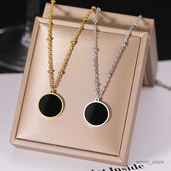 pendant necklaces necklaces disc circle pendants choker luxury chains fashion necklace for women jewelry wedding gifts r230828, Silver
pendant necklaces necklaces disc circle pendants choker luxury chains fashion necklace for women jewelry wedding gifts r230828, Silver