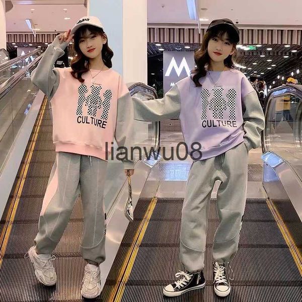 clothing sets outfits girls tracksuit 2023 winter autumn letter sweatshirt hooded sport pants children set kid clothes 8 9 10 11 12 year x08, White
clothing sets outfits girls tracksuit 2023 winter autumn letter sweatshirt hooded sport pants children set kid clothes 8 9 10 11 12 year x08, White