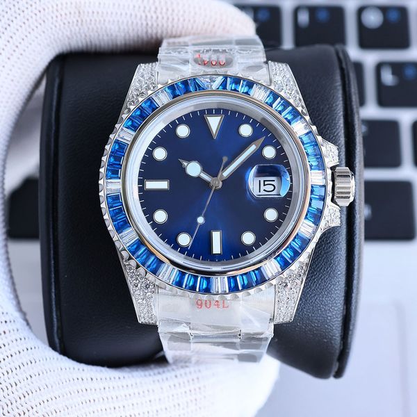 diamond mens watch automatic mechanical 3135 movement designer watches 40mm luminous sapphire waterproof wristwatches montre de luxe, Slivery;brown
diamond mens watch automatic mechanical 3135 movement designer watches 40mm luminous sapphire waterproof wristwatches montre de luxe, Slivery;brown