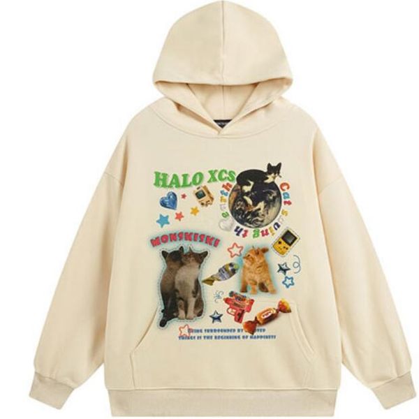hoodie streetwear graphic print hooded sweatshirt men hip hop fashion casual loose pullover, Black;brown
hoodie streetwear graphic print hooded sweatshirt men hip hop fashion casual loose pullover, Black;brown
