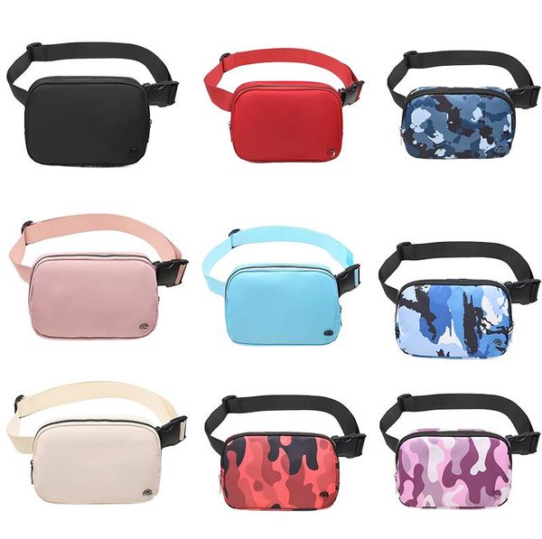 

Luxury Fanny Pack Belt Bag Designer Yoga Bag Bumbag Lu-012 Nylon Womens Mens Outdoor Shoulder Crossbody Waist Handbag, High version