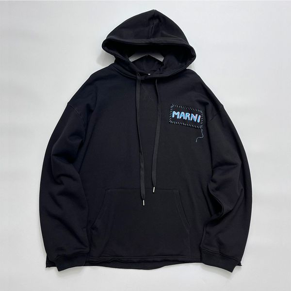 designer hoodie chest patch retro trend autumn new loose fitting sweater coats designer women, Black
designer hoodie chest patch retro trend autumn new loose fitting sweater coats designer women, Black