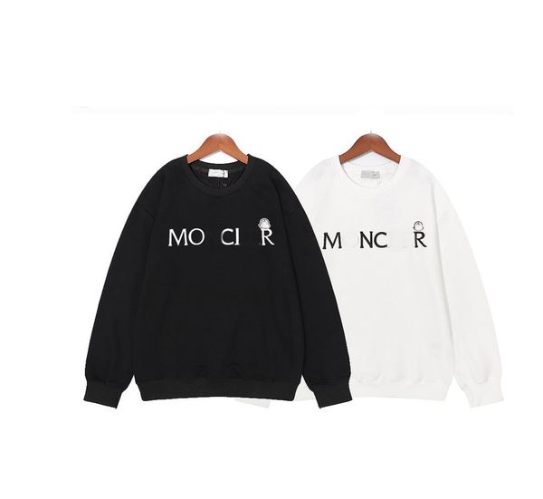 designer sweater moncl round neck embroidered sweater for men and women pure cotton letter badge long sleeved sweater casual loose t-shirt, Black
designer sweater moncl round neck embroidered sweater for men and women pure cotton letter badge long sleeved sweater casual loose t-shirt, Black