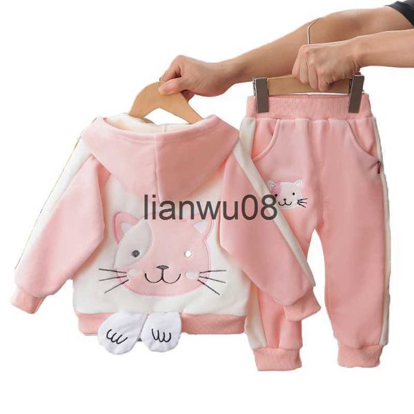 clothing sets girls sets winter thick plush kids clothes 2021 new cute cartoon flannel caotspant 2pcs girls sports suit children clothing x0, White
clothing sets girls sets winter thick plush kids clothes 2021 new cute cartoon flannel caotspant 2pcs girls sports suit children clothing x0, White
