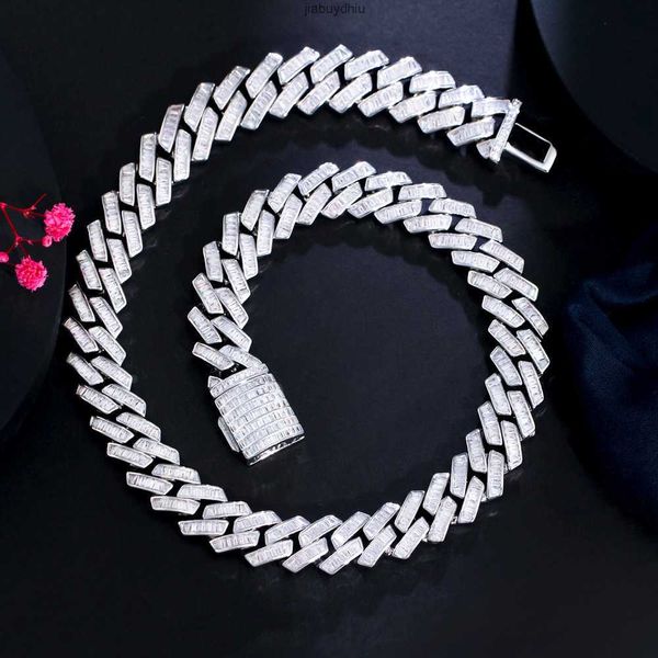 popular sparkling white iced out cubic zirconia silver color rapper cuban chain link chocker necklace for women jewelry
popular sparkling white iced out cubic zirconia silver color rapper cuban chain link chocker necklace for women jewelry