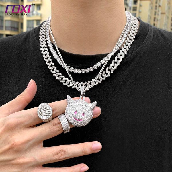 hip hop moissanite anime ghost pendant with iced out bling rhinestone miami cuban chain choker necklace for men pendant jewelry, Silver
hip hop moissanite anime ghost pendant with iced out bling rhinestone miami cuban chain choker necklace for men pendant jewelry, Silver