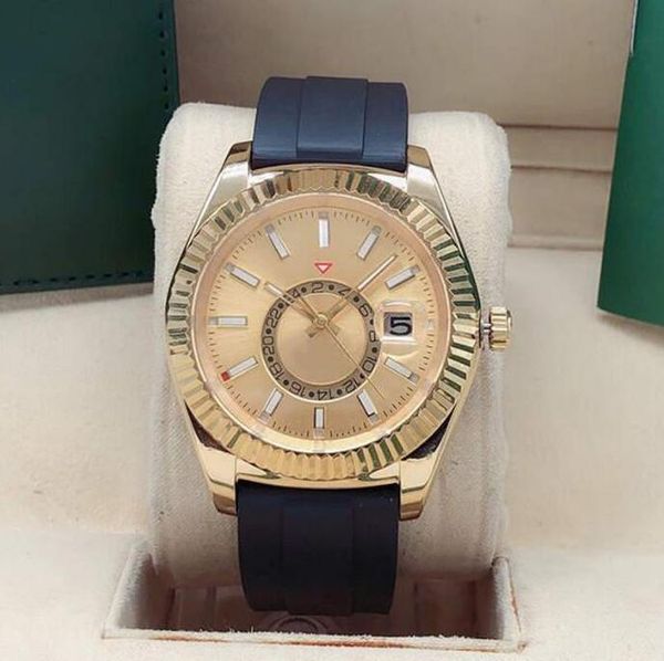 42mm men's automatic mechanical watch mens watches rubber watchband men stainless steel folding buckle sport waterproof business wristw, Slivery;brown
42mm men's automatic mechanical watch mens watches rubber watchband men stainless steel folding buckle sport waterproof business wristw, Slivery;brown