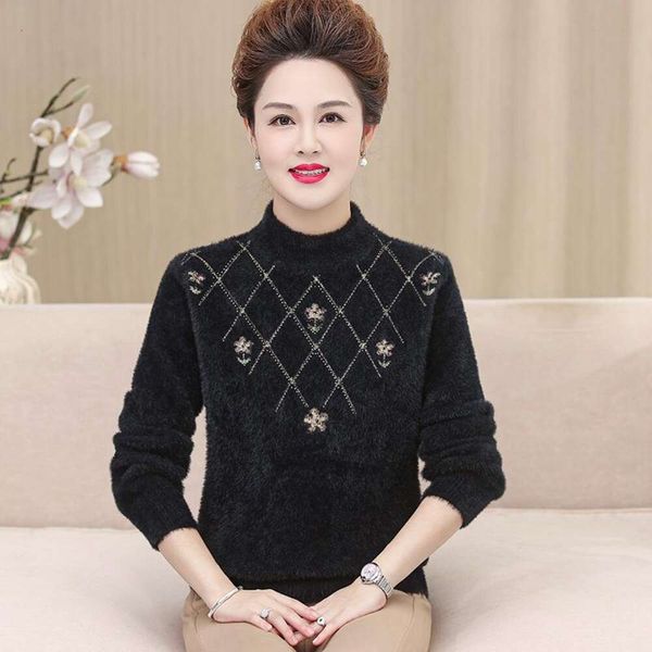 mothers sweater womens velvet thick old peoples warm inner jacket middle aged autumn and winter clothes mink base, White;black
mothers sweater womens velvet thick old peoples warm inner jacket middle aged autumn and winter clothes mink base, White;black