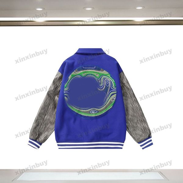 xinxinbuy men designer coat jacket towel letter embroidery earth long sleeve women gray black red blue s-2xl, Black;brown
xinxinbuy men designer coat jacket towel letter embroidery earth long sleeve women gray black red blue s-2xl, Black;brown