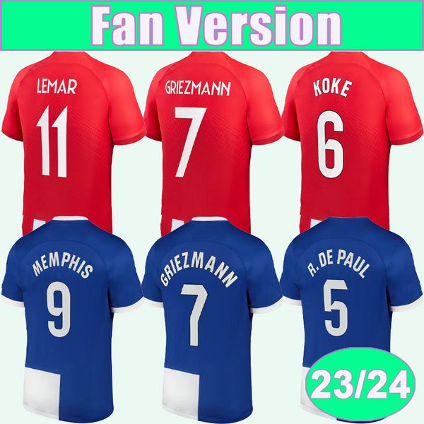 23 24 memphis m. llorente mens soccer jerseys correa molina koke r. de paul j. gimenez home away football shirts short sleeve uniforms, Black;yellow
23 24 memphis m. llorente mens soccer jerseys correa molina koke r. de paul j. gimenez home away football shirts short sleeve uniforms, Black;yellow