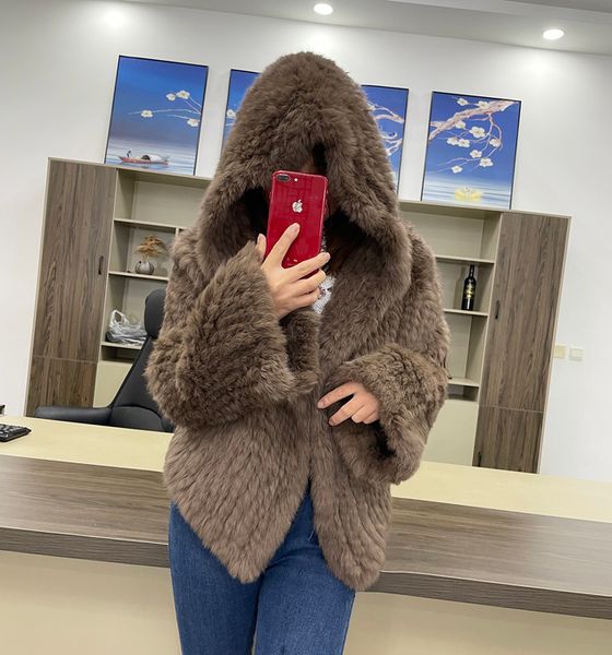 womens fur faux autumn winter women real rabbit thick coat 100% natural warm jacket loose knited quality luxury hooded full sleeves 230828, Black
womens fur faux autumn winter women real rabbit thick coat 100% natural warm jacket loose knited quality luxury hooded full sleeves 230828, Black