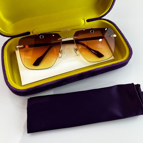 classic rimless pilot sunglasses luxury glasses square sunglasses striped enamel decoration on the temples new design womens sunglasses 9606, White;black
classic rimless pilot sunglasses luxury glasses square sunglasses striped enamel decoration on the temples new design womens sunglasses 9606, White;black