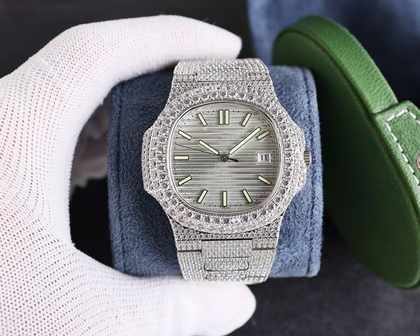 high-end watches, zircon, moissanite watches, swiss movement, waterproof 50m, handmade and customizable styles.c26, Slivery;black
high-end watches, zircon, moissanite watches, swiss movement, waterproof 50m, handmade and customizable styles.c26, Slivery;black