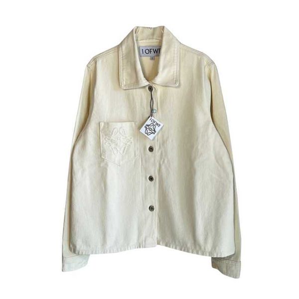 women's pullover loewees designer luxury fashion high nanyou quality loe * pocket embroidery white simple versatile casual denim shirt, Black
women's pullover loewees designer luxury fashion high nanyou quality loe * pocket embroidery white simple versatile casual denim shirt, Black