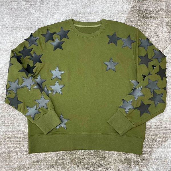 men's hoodies sweatshirts hip hop loose leather star spiring tshirt men long sleeve breathable tee shirt homme streetwear 230826, Black
men's hoodies sweatshirts hip hop loose leather star spiring tshirt men long sleeve breathable tee shirt homme streetwear 230826, Black