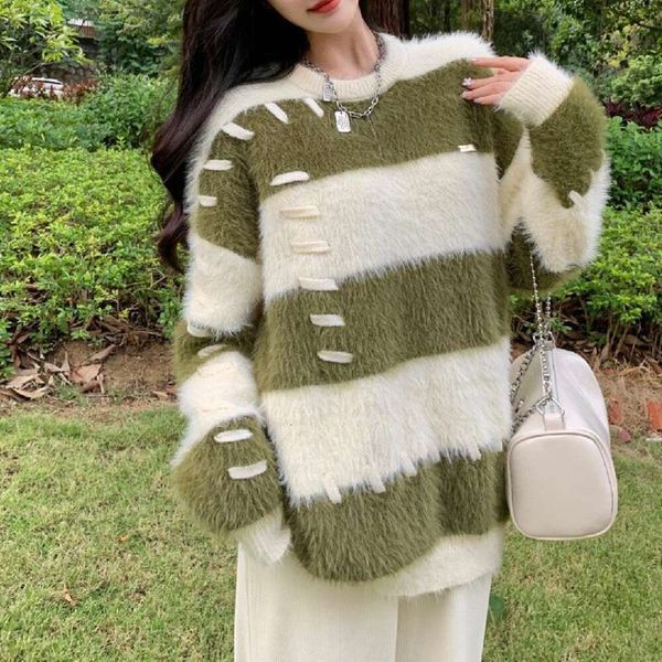 autumn and sweaters winter soft glutinous imitation mink fur coat for women thick gentle loose lazy black pink, White;black
autumn and sweaters winter soft glutinous imitation mink fur coat for women thick gentle loose lazy black pink, White;black
