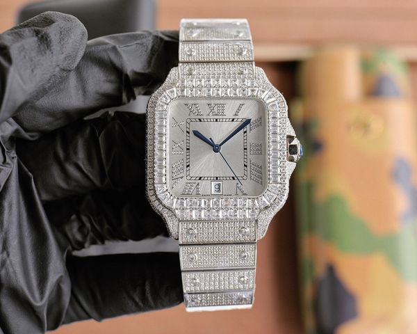 high-end watches, zircon, moissanite watches, swiss movement, waterproof 50m, handmade and customizable styles.c21, Slivery;black
high-end watches, zircon, moissanite watches, swiss movement, waterproof 50m, handmade and customizable styles.c21, Slivery;black