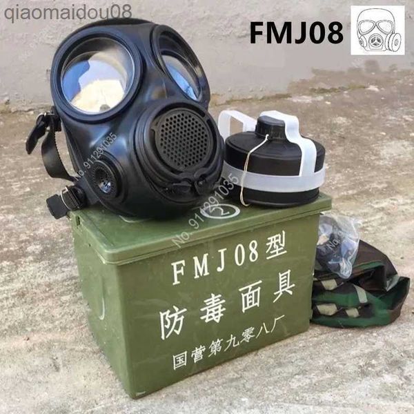 Image of Protective Clothing MFJ08 type new CS irritating gas mask anti-chemical nuclear pollution gas mask MFJ08 type gas mask respirator HKD230826