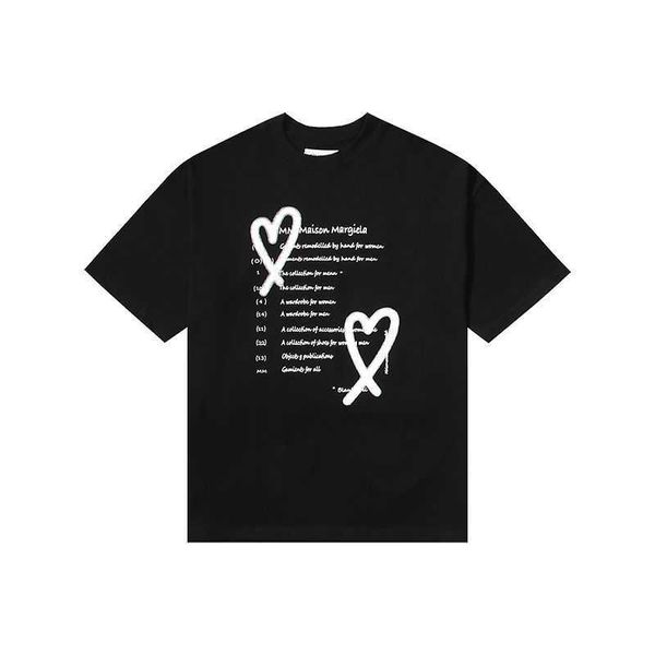 t shirt margielas mm6 high version short designer sleeve patch letter embroidery couple summer cotton loose half men's and women's, White;black
t shirt margielas mm6 high version short designer sleeve patch letter embroidery couple summer cotton loose half men's and women's, White;black