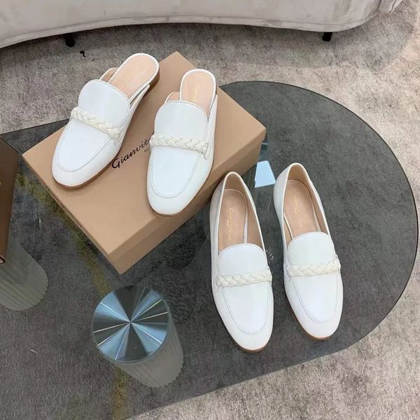 gianvit ross white smooth leather dress shoes flats women comfortable flat heel round toes classic buckle lefu shoes baotou slippers, Black
gianvit ross white smooth leather dress shoes flats women comfortable flat heel round toes classic buckle lefu shoes baotou slippers, Black