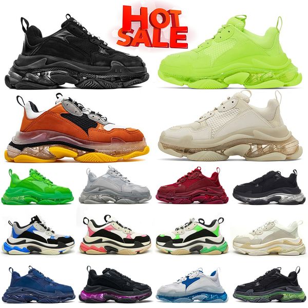 2023 designer mens womens running shoes new product triple s black white green vintage beige crystal clear sole outdoor sport sneaker
2023 designer mens womens running shoes new product triple s black white green vintage beige crystal clear sole outdoor sport sneaker