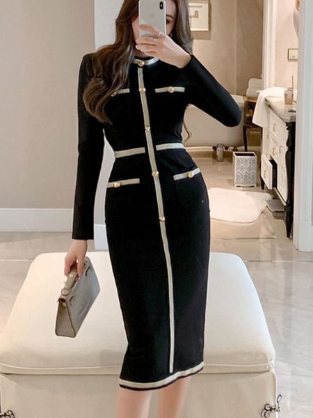 basic casual dresses fall winter highend luxury women long sleeve corset wrap elegant dress ladies pocket design vintage black 230828, Black;gray
basic casual dresses fall winter highend luxury women long sleeve corset wrap elegant dress ladies pocket design vintage black 230828, Black;gray