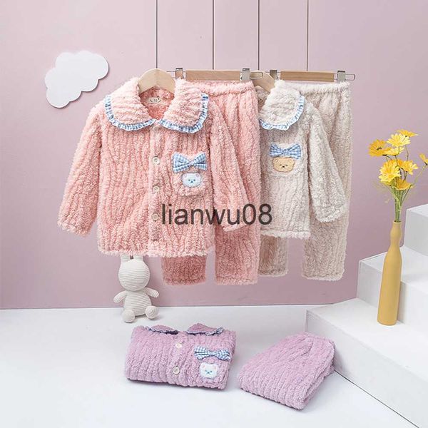 clothing sets thick warm flannel pajama suits kids girls cartoon bears fleece coats pants 2pcs autumn winter children home clothes sets x082, White
clothing sets thick warm flannel pajama suits kids girls cartoon bears fleece coats pants 2pcs autumn winter children home clothes sets x082, White