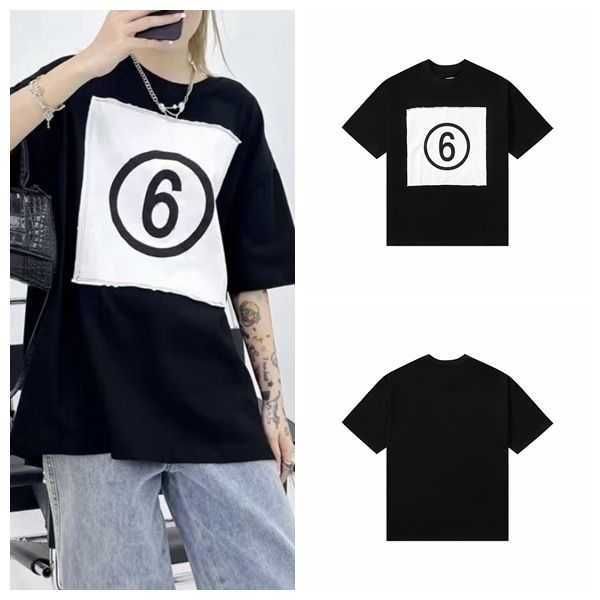 of designer correct t shirt version margielas mm6 magilla american embroidery hollow out adhesive strip letter short sleeved loose fitting m, White;black
of designer correct t shirt version margielas mm6 magilla american embroidery hollow out adhesive strip letter short sleeved loose fitting m, White;black