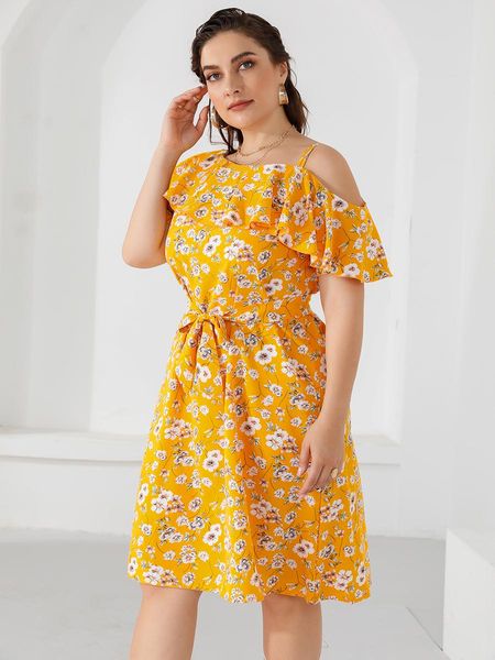 jeans plus size summer dress woman 2021 fashion one shoulder floral print ruffles midi dress belted large size holiday beach dresses, Blue
jeans plus size summer dress woman 2021 fashion one shoulder floral print ruffles midi dress belted large size holiday beach dresses, Blue