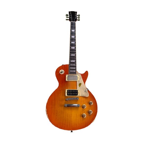 relic/aged, slash the 1st standard,1 piece mahogany body&neck,solid maple cap,binding over frets, bone nut, small pin bridge
relic/aged, slash the 1st standard,1 piece mahogany body&neck,solid maple cap,binding over frets, bone nut, small pin bridge