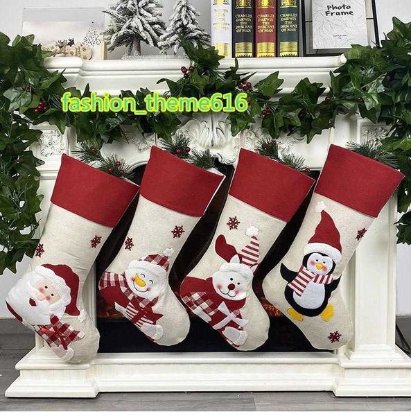 christmas ornaments stockings socks with santa claus christmas lovely bag for children candy gift bag fireplace xmas tree decoration, Bronze;silver
christmas ornaments stockings socks with santa claus christmas lovely bag for children candy gift bag fireplace xmas tree decoration, Bronze;silver