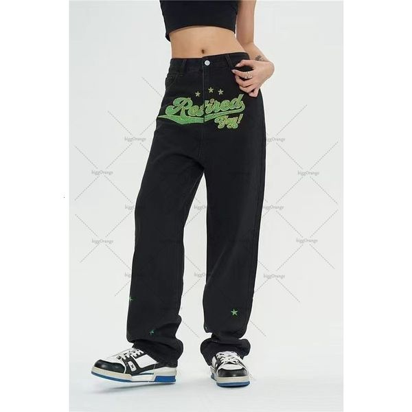 women's jeans woman loose baggy jeans hiphop skateboard y2k denim femme pants street dance hip hop rap male black trouses cargo pants w, Blue
women's jeans woman loose baggy jeans hiphop skateboard y2k denim femme pants street dance hip hop rap male black trouses cargo pants w, Blue
