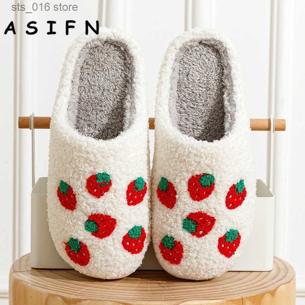 slippers asifn new cute strberry slippers fluffy faux fur plush house shoes women female comfy home flat slip-on slides chaussure femme t230, Black
slippers asifn new cute strberry slippers fluffy faux fur plush house shoes women female comfy home flat slip-on slides chaussure femme t230, Black