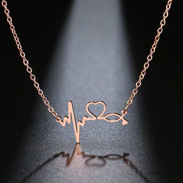 pendant necklaces stethoscope heartbeat necklace women love heart necklaces pendants medical nurse doctor lover gifts r230828, Silver
pendant necklaces stethoscope heartbeat necklace women love heart necklaces pendants medical nurse doctor lover gifts r230828, Silver