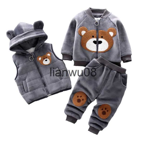 clothing sets 1 2 3 4 years old winter girls boys clothing set cartoon bear lining with plush vestjacketpants 3pcs outfit suit for kids x082, White
clothing sets 1 2 3 4 years old winter girls boys clothing set cartoon bear lining with plush vestjacketpants 3pcs outfit suit for kids x082, White