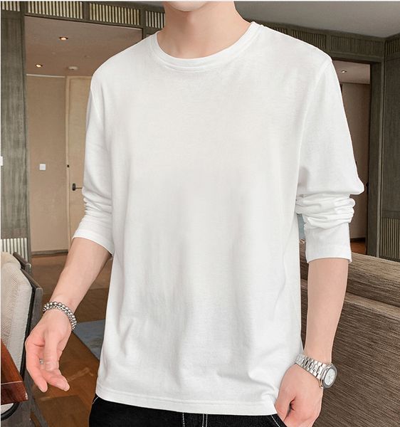 men's sweaters long sleeved tshirt men's autumn pure cotton white bottoming sweater spring and clothing under 230826, White;black
men's sweaters long sleeved tshirt men's autumn pure cotton white bottoming sweater spring and clothing under 230826, White;black