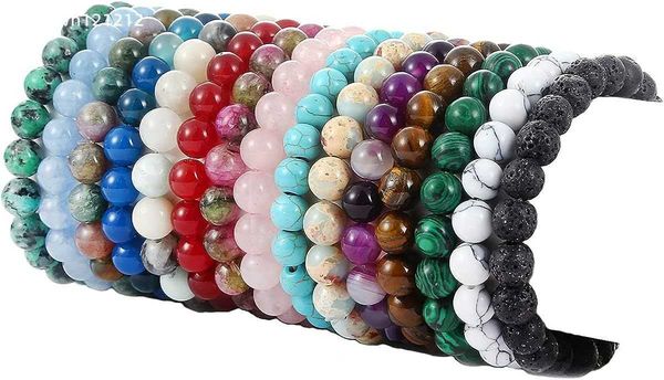 finzor 15 pcs 8mm healing stone beaded bracelets for women men semi-precious gemstones bracelets crystal beaded bracelet adjustable stretch, Silver
finzor 15 pcs 8mm healing stone beaded bracelets for women men semi-precious gemstones bracelets crystal beaded bracelet adjustable stretch, Silver