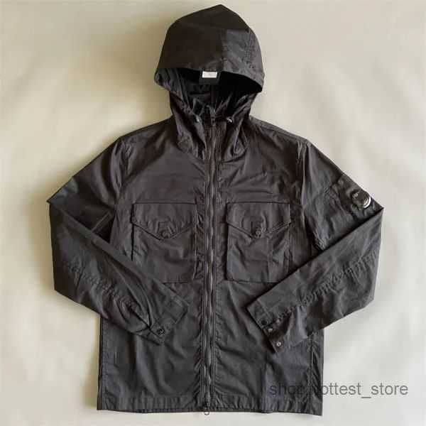 2023 men's jackets spring and autumn hooded cp jacket multi pocket lens decoration cotton material casual zipper thin 1 wdov, Black
2023 men's jackets spring and autumn hooded cp jacket multi pocket lens decoration cotton material casual zipper thin 1 wdov, Black