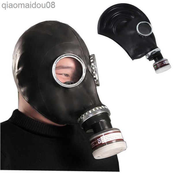 Image of Protective Clothing 4001 Industrial Safety Full Face Gas Mask Chemical Breathing-Mask Paint Dust Respirator Workplace Safety With Connecting Pipe HKD230826