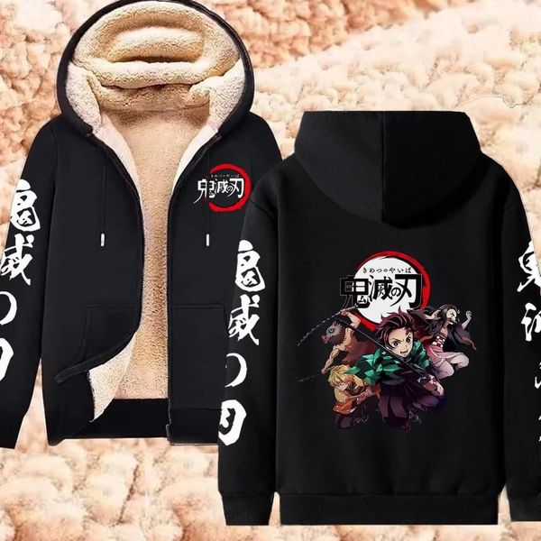 woanime demon slayer print jackets thicken harajuku zip up hoodies winter lambswool warm sweatshirts men streetwear coats y2k 230828, Black
woanime demon slayer print jackets thicken harajuku zip up hoodies winter lambswool warm sweatshirts men streetwear coats y2k 230828, Black