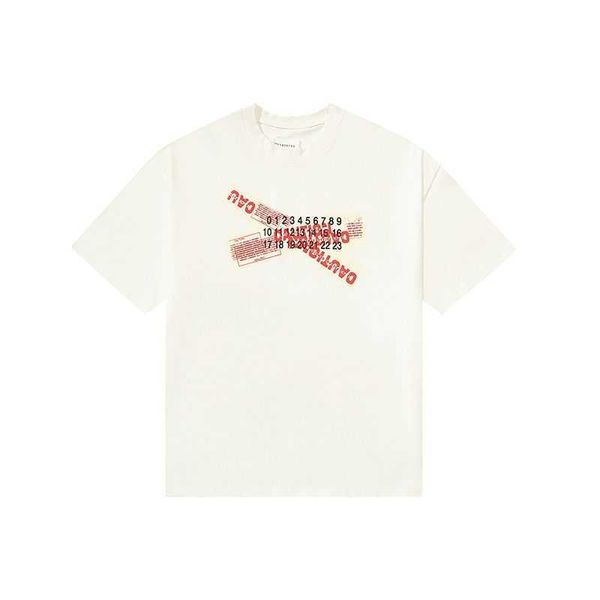 mm6 short margielas designer new magilla t shirt sleeve tape digital calendar printing summer fashion men's and women's casual sma, White;black
mm6 short margielas designer new magilla t shirt sleeve tape digital calendar printing summer fashion men's and women's casual sma, White;black