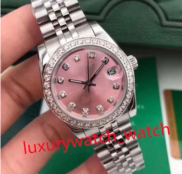 fashion mens womens watch mechanical automatic 31mm 36mm diamond bezel sapphire ladies dress watches stainless steel bracelet waterproof wri, Slivery;brown
fashion mens womens watch mechanical automatic 31mm 36mm diamond bezel sapphire ladies dress watches stainless steel bracelet waterproof wri, Slivery;brown