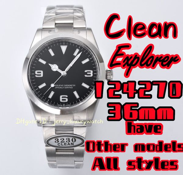 clean 124270 explorer luxury men's watch 3230 mechanical movement 904l steel, 36mm super luminous diving business 214270, Slivery;brown
clean 124270 explorer luxury men's watch 3230 mechanical movement 904l steel, 36mm super luminous diving business 214270, Slivery;brown