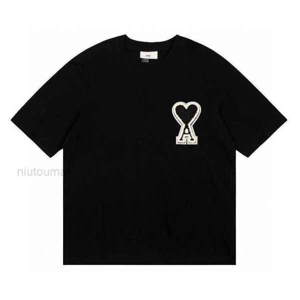 t shirts for men women shirt amis high short sleeved summer new love big a peach heart towel embroidery amit and couples 2kah, White;black
t shirts for men women shirt amis high short sleeved summer new love big a peach heart towel embroidery amit and couples 2kah, White;black