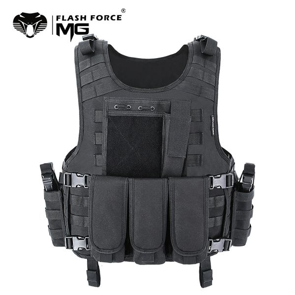 men's vests mgflashforce molle airsoft vest tactical vest plate swat fishing hunting paintball vest military army armor vest 230826, Black;white
men's vests mgflashforce molle airsoft vest tactical vest plate swat fishing hunting paintball vest military army armor vest 230826, Black;white