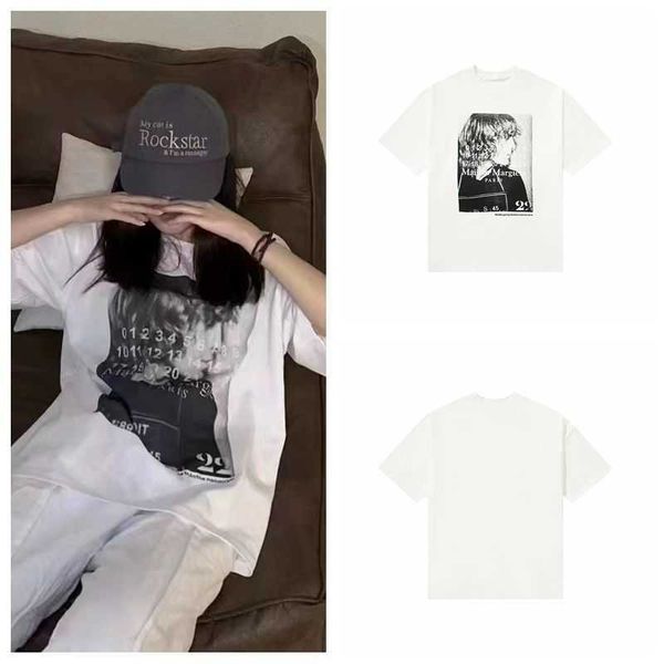 of designer t shirt margielas mm6 correct version magilla american embroidery hollow out adhesive strip letter short sleeved loose fitting m, White;black
of designer t shirt margielas mm6 correct version magilla american embroidery hollow out adhesive strip letter short sleeved loose fitting m, White;black