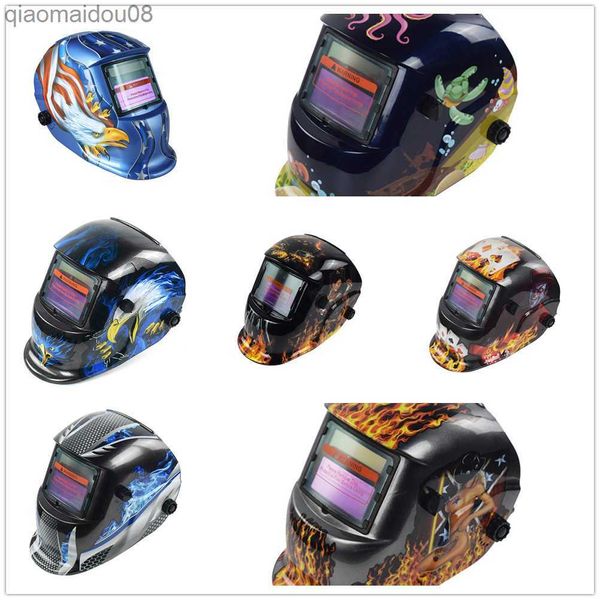 Image of Protective Clothing Designer Mask Welding Helmet Equipo De Soldadura Electric Mask Welding Helmet Full Face Protective Shield Welder Helmet HKD230826