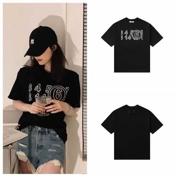 of designer version t correct shirt margielas mm6 magilla american embroidery hollow out adhesive strip letter short sleeved loose fitting m, White;black
of designer version t correct shirt margielas mm6 magilla american embroidery hollow out adhesive strip letter short sleeved loose fitting m, White;black